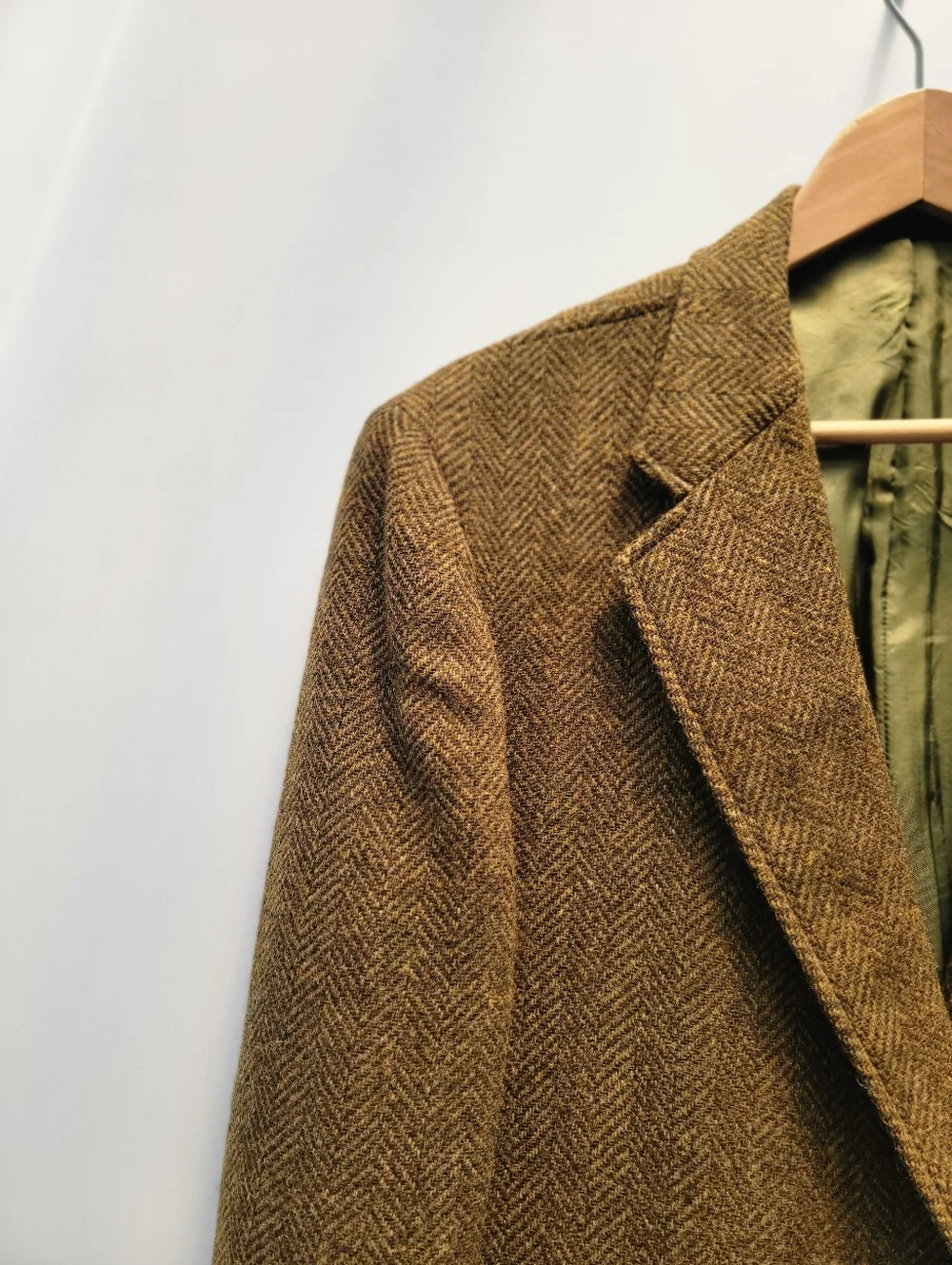 Cricketeers Vtg Union 60s 70s Brown Tweed Wool 2 Button Blazer Mens Size 42R